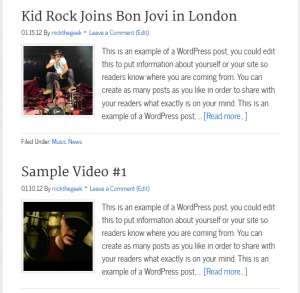 Image showing how this video blog template works